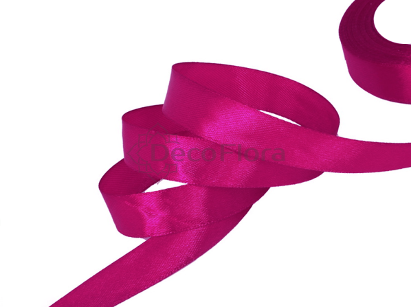 Лента атласная 1,2cm*20м - 1027 - фуксия 