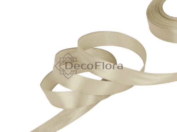 Лента атласная 1,2cm*20м - 1008 - кофе с молоком  