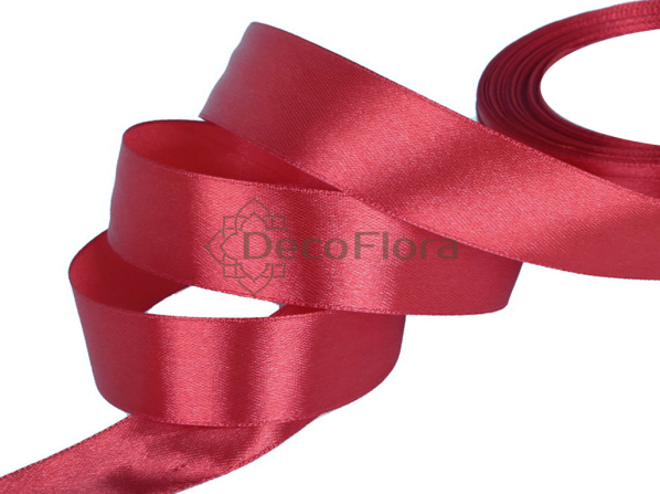 Лента атласная 4cm*20м - 071 - тёмно-кораллово-красный